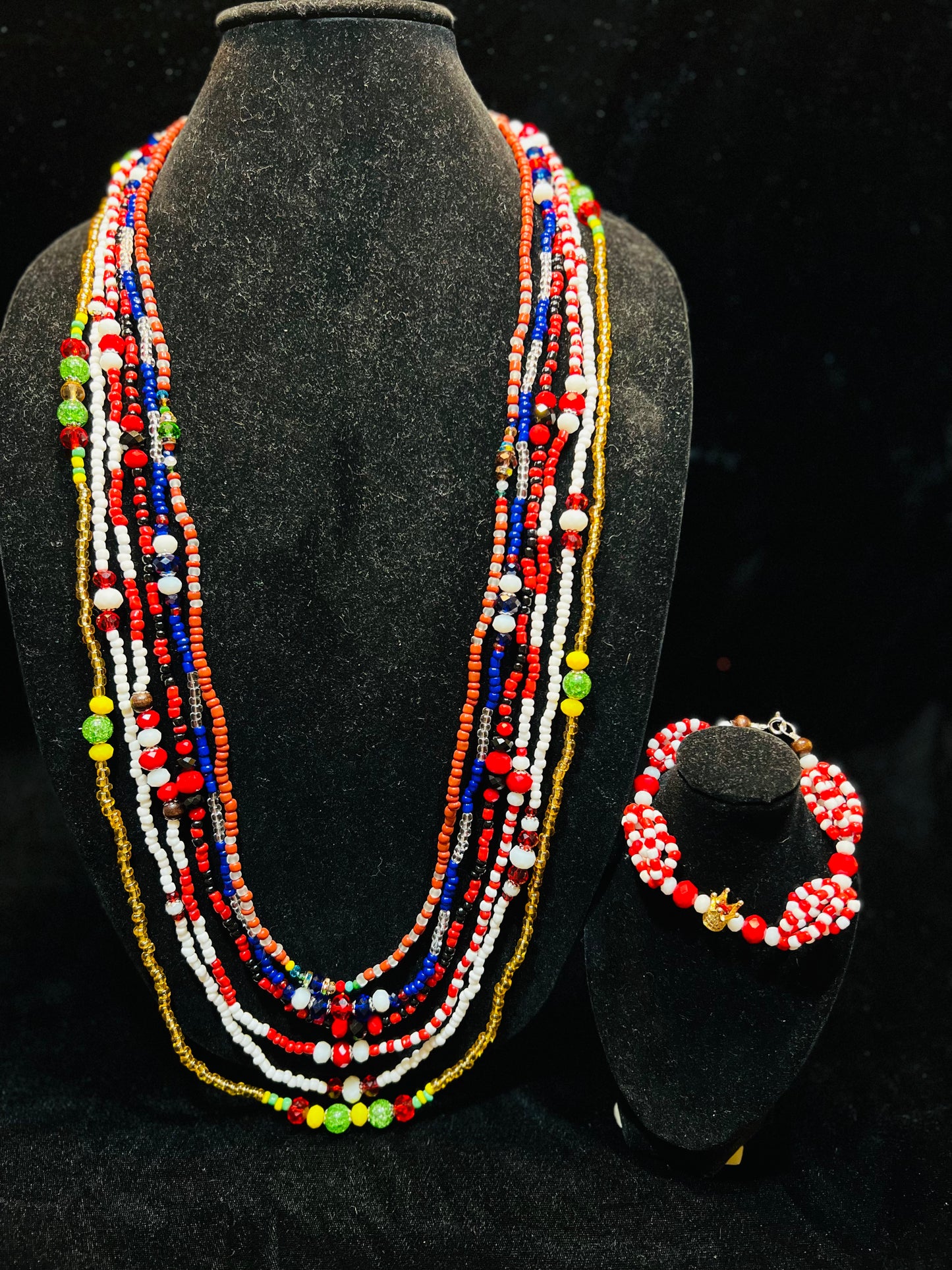 Set de Gala Orisha’s necklace & ilde