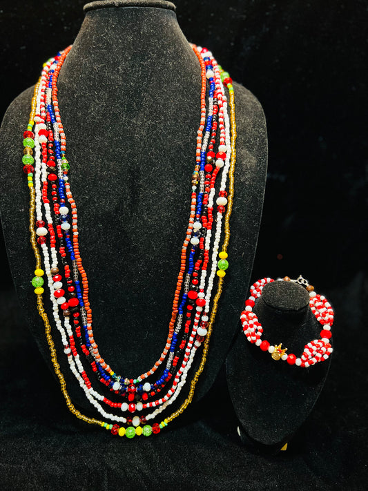 Set de Gala Orisha’s necklace & ilde
