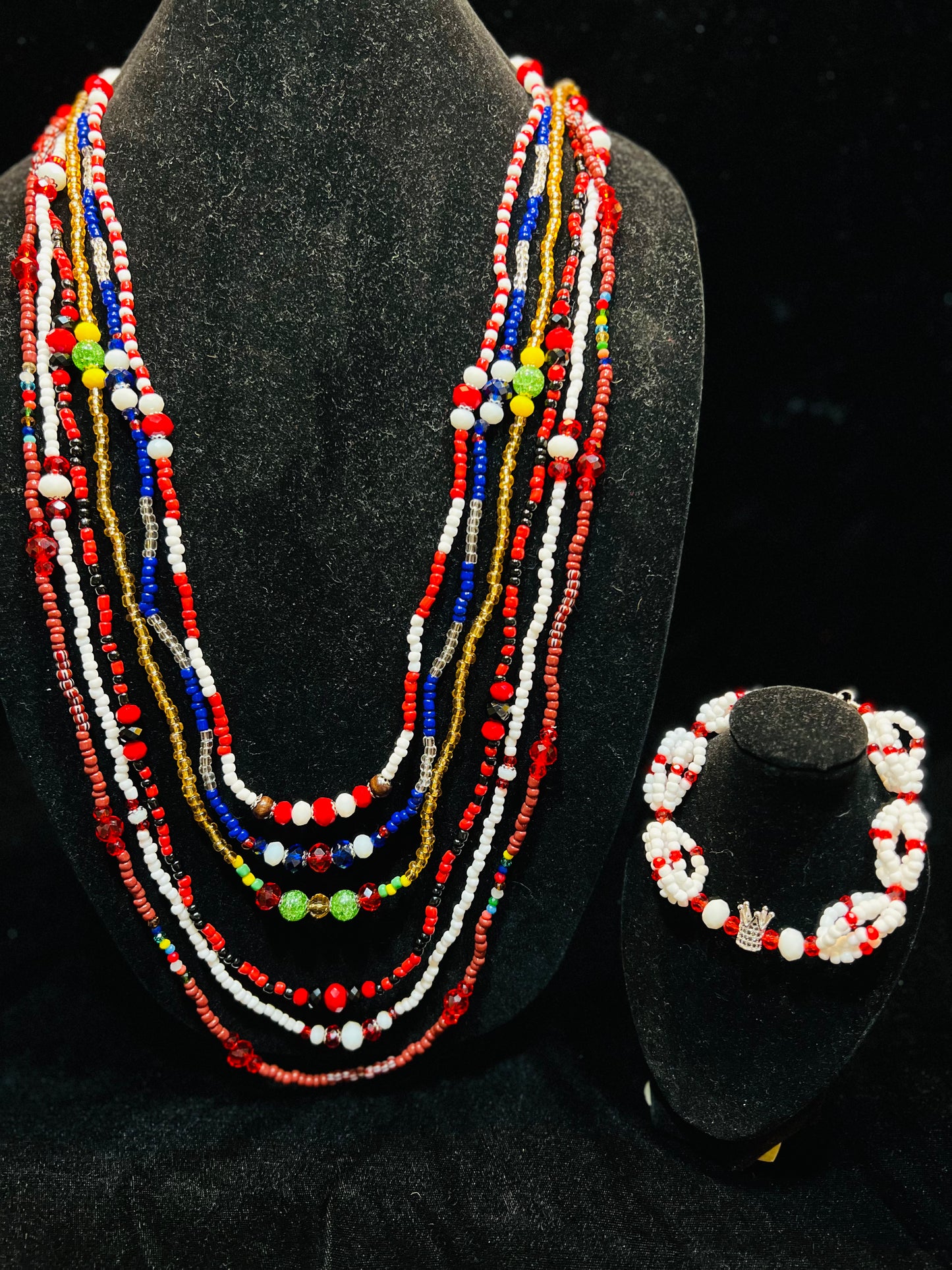 Set de gala Orisha’s necklace & ilde