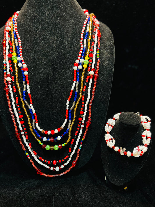Set de gala Orisha’s necklace & ilde